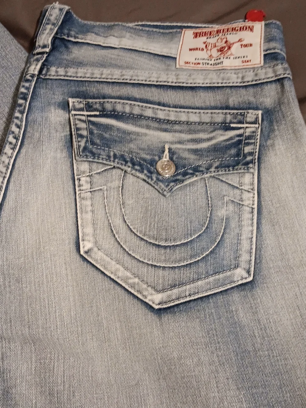 True Religion Light Blue Relaxed Men's Jeans
